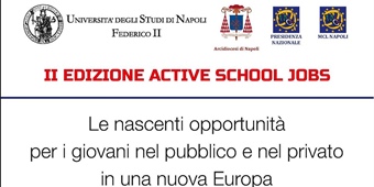 "Le nascenti opportunità per i giovani nel pubblico e nel privato in una nuova Europa"